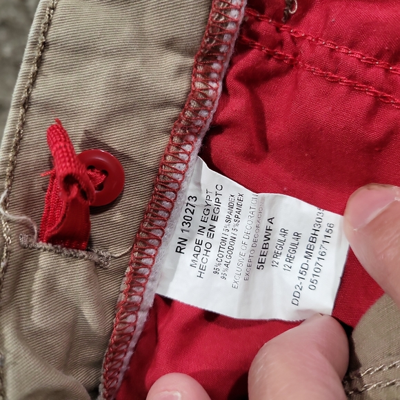 Khaki Straight Cut Pants (Big Boys) - Picture 4 of 4